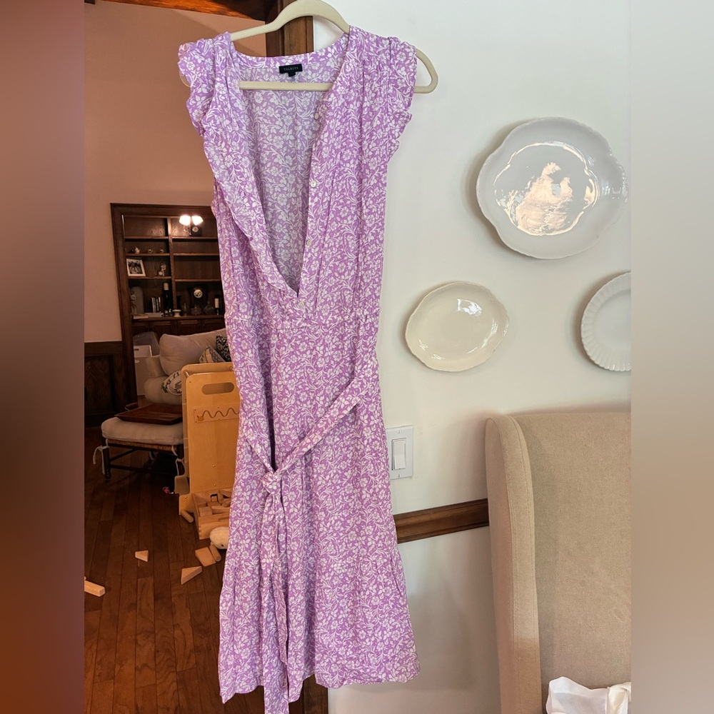 Talbots Lavender Floral Dress